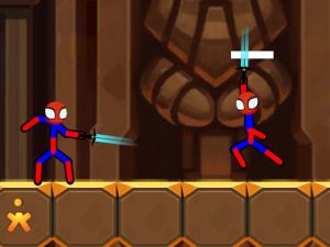 Gêm Ymladd Brwydr Stickman ar-lein