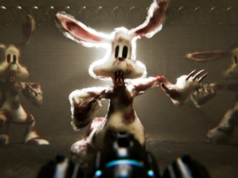 Gêm Bunnies Pasg Zombie ar-lein
