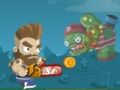 Gêm Zombies yn bwyta pob  ar-lein