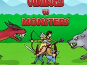 Gêm Llychlynwyr vs Monsters  ar-lein