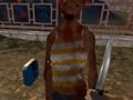 Gêm Rhyfelwr vs zombies ar-lein