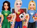 Gêm BFF Tywysoges Pleidlais Ar gyfer Pêl-droed 2018  ar-lein