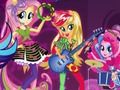 Gêm Merched Equestria: Brwydr y Bandiau  ar-lein
