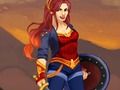 Gêm Amazon Warrior Wonder Woman Gwisgo i Fyny  ar-lein
