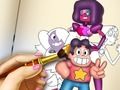 Gêm Steven Bydysawd: Llyfr Lliwio  ar-lein