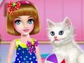 Gêm Kitty: gofal a thorri gwallt  ar-lein