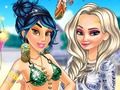 Gêm Obsesiwn Beachwear Princesses Boho  ar-lein