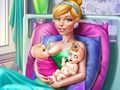Gêm Genedigaeth Twins Cinderella  ar-lein