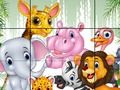 Gêm Anifeiliaid: posau llithro  ar-lein