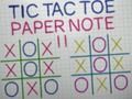 Gêm Tic Tac Toe Paper Note II ar-lein
