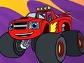 Gêm Lliwio Monster Truck  ar-lein