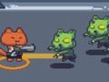 Gêm Gunner Cat vs Zombies ar-lein