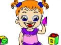 Gêm Yn ôl i'r ysgol: Lliwio Doll Babanod  ar-lein