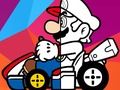 Gêm Llyfr Lliwio Gyrru Mario  ar-lein