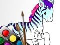 Gêm Llyfr Lliwio Anifeiliaid doniol  ar-lein