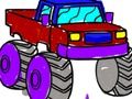 Gêm Yn ôl i'r Ysgol: Lliwio Monster Truck  ar-lein