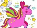 Gêm Llyfr Lliwio Unicorn Ciwt Fabulous  ar-lein