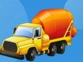 Gêm Jig-so Trucks Cartwn  ar-lein
