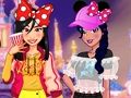 Gêm Ffasiwn Disneyland  ar-lein