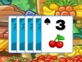 Gêm Solitaire Tri-Ffrwythau!  ar-lein