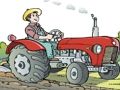 Gêm Pos Tractor Cartwn  ar-lein