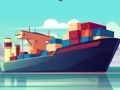 Gêm Jig-so Llongau Cargo  ar-lein