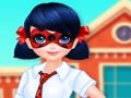 Gêm Merch Dotted Yn ôl i'r Ysgol  ar-lein