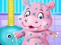 Gêm Amser Bath Babi Hippo  ar-lein