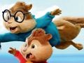 Gêm Jig-so Alvin a'i Ffrind  ar-lein