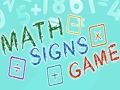 Gêm Gêm Arwyddion Math  ar-lein