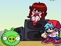 Gêm Funkin Nos Wener 'vs PIG o Angry Birds  ar-lein