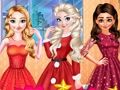 Gêm Parti Nadolig Disney Princess  ar-lein