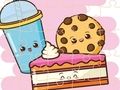 Gêm Jig-so Bwyd Kawaii  ar-lein