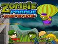 Gêm Amddiffyniad Gorymdaith Zombie  ar-lein