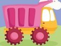Gêm Jig-so Trucks Kids Cute  ar-lein