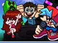Gêm Super Fun Night Friday Funkin Vs Minecraft  ar-lein