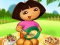 Gêm Cacen Gwpan Dora Yummy  ar-lein