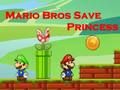 Gêm Mario Bros Arbedwch Dywysoges  ar-lein