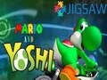 Gêm Jig-so Mario ac Yoshi  ar-lein