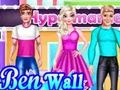 Gêm Dyluniad Paent Ben Wall  ar-lein