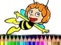 Gêm Yn ôl i'r ysgol Maja the Bee Coloring Book  ar-lein