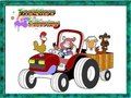 Gêm Tudalennau Lliwio Tractor  ar-lein