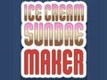 Gêm Gwneuthurwr Hufen Iâ Sundae  ar-lein