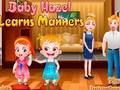 Gêm Babi Hazel yn dysgu Moesau  ar-lein
