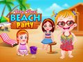 Gêm Parti Traeth Babi Hazel  ar-lein