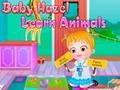 Gêm Babi Hazel Dysgu Anifeiliaid  ar-lein