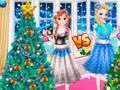 Gêm Ellie VS Annie Coeden Nadolig  ar-lein