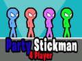 Gêm Parti Stickman 4 Chwaraewr  ar-lein