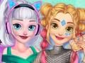 Gêm Elsa a Rapunzel Ffasiwn y Dyfodol  ar-lein