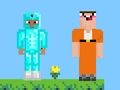 Gêm Noob yn erbyn Pro 2 Jailbreak  ar-lein